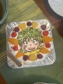 緑谷出久のキャラクターケーキ