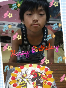 ポケモンの誕生日ケーキ
