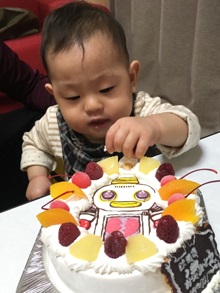 1歳でも食べられる誕生日ケーキ 通販 初バースデーからの キャラケーキ Com