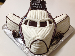 ANAの飛行機の立体ケーキ
