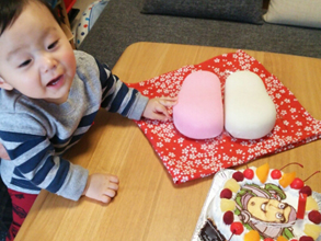 トイストーリー、バズライトイヤーのキャラケーキ、1歳の誕生日