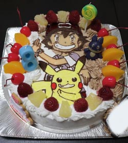 ポケモンのマスコット付きキャラケーキ お子様のお誕生日 誕生日ケーキを最短3日でお届け キャラクターケーキ通販の キャラケーキ Com 検索結果