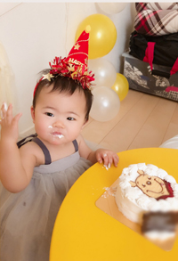 家族みんなで美味しくいただきました プーさんスマッシュケーキ 最短3日で美味しい生ケーキをお届け キャラクターケーキ通販のキャラケーキ Com