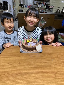 ポケモンのキャラクターケーキ