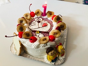 ドラえもんの豆乳クリームケーキ 誕生日ケーキを最短3日でお届け キャラクターケーキ通販の キャラケーキ Com 検索結果