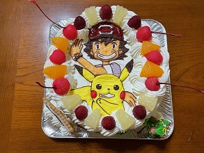 ポケモンの誕生日ケーキ 誕生日ケーキを最短3日でお届け キャラクターケーキ通販の キャラケーキ Com 検索結果