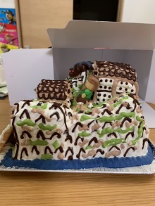 マインクラフト風ケーキ 誕生日ケーキを最短3日でお届け キャラクターケーキ通販の キャラケーキ Com 検索結果