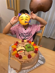 たまごっちのキャラクターケーキ