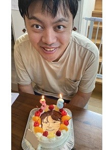 似顔絵ケーキ"