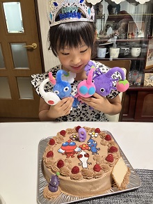 ピクミンのキャラクターケーキ