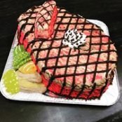 ���A���A�����Ȃ�X�e�[�L�A��������X�C�[�c�̗��̃P�[�L
