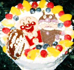 バースデーにキャラクター ケーキを☆キャラケーキ.com☆ アンパンマンとバイキンマン