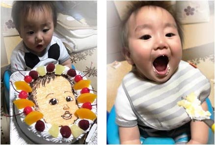1歳でも食べられる誕生日ケーキ 通販 初バースデーからの キャラケーキ Com