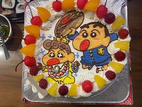 クレヨンしんちゃん 誕生日ケーキを最短3日でお届け キャラクターケーキ通販の キャラケーキ Com 検索結果