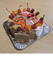 スプランキーのキャラクターケーキ