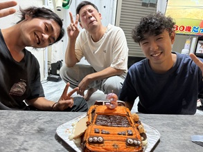 愛車の立体ケーキ