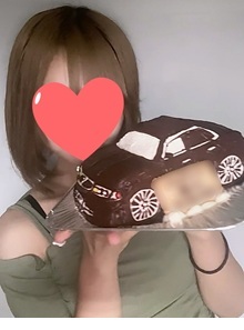 車の立体ケーキ