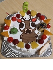 ロブロックスのキャラクターケーキ