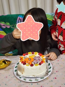 たまごっちのキャラクターケーキ